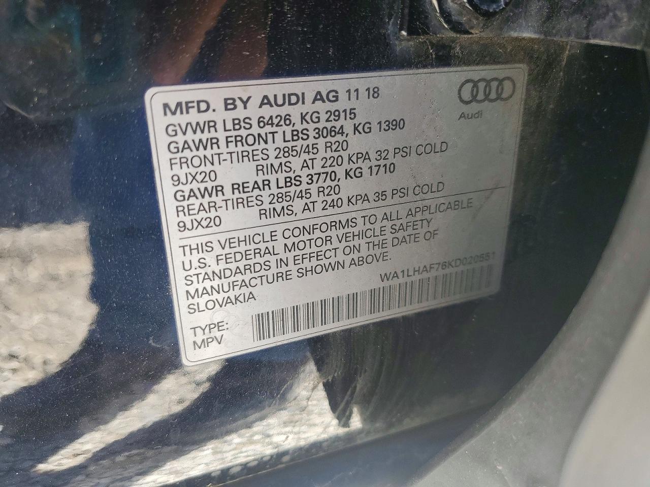 Audi Q7 Premium Plus