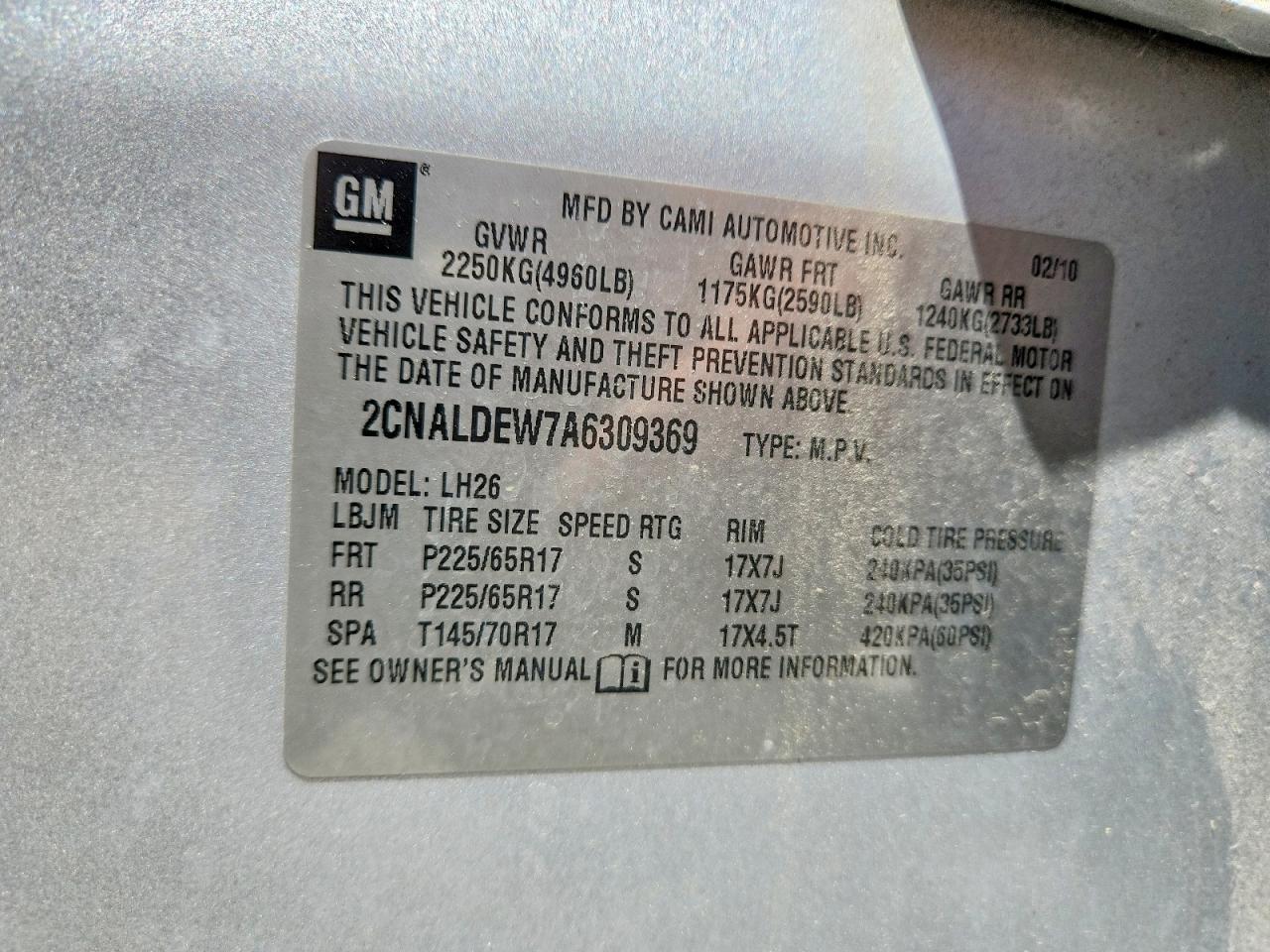 Chevrolet Equinox Lt