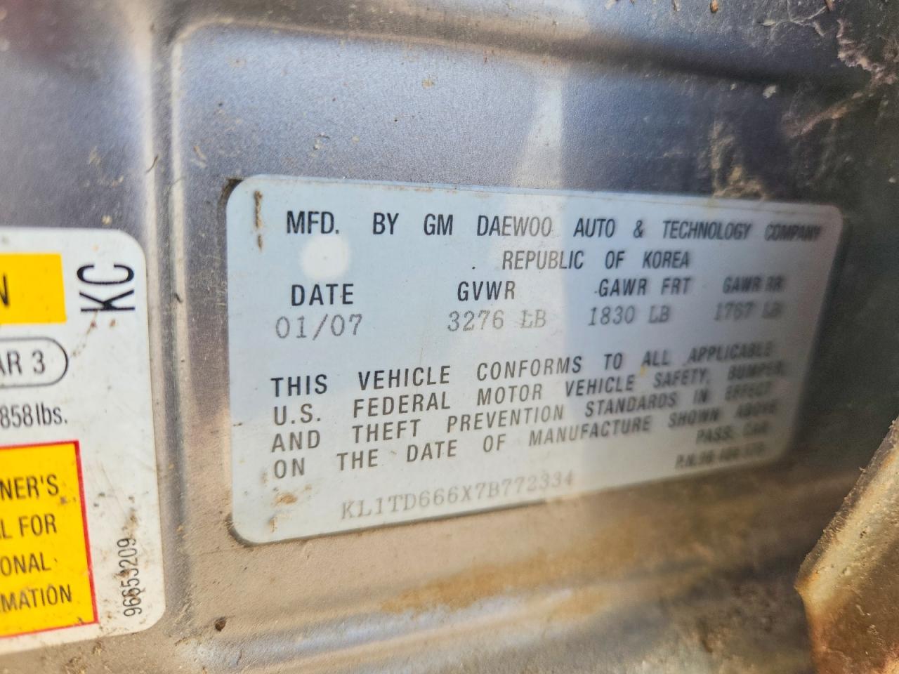 Chevrolet Aveo Base