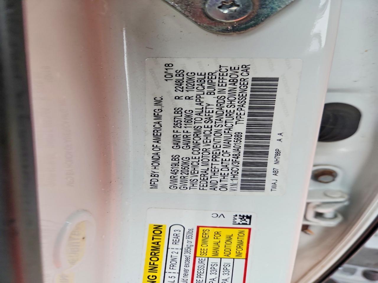 Honda Accord Hybrid Ex