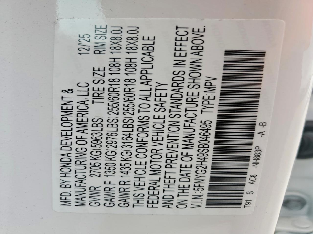 Honda Pilot Exl