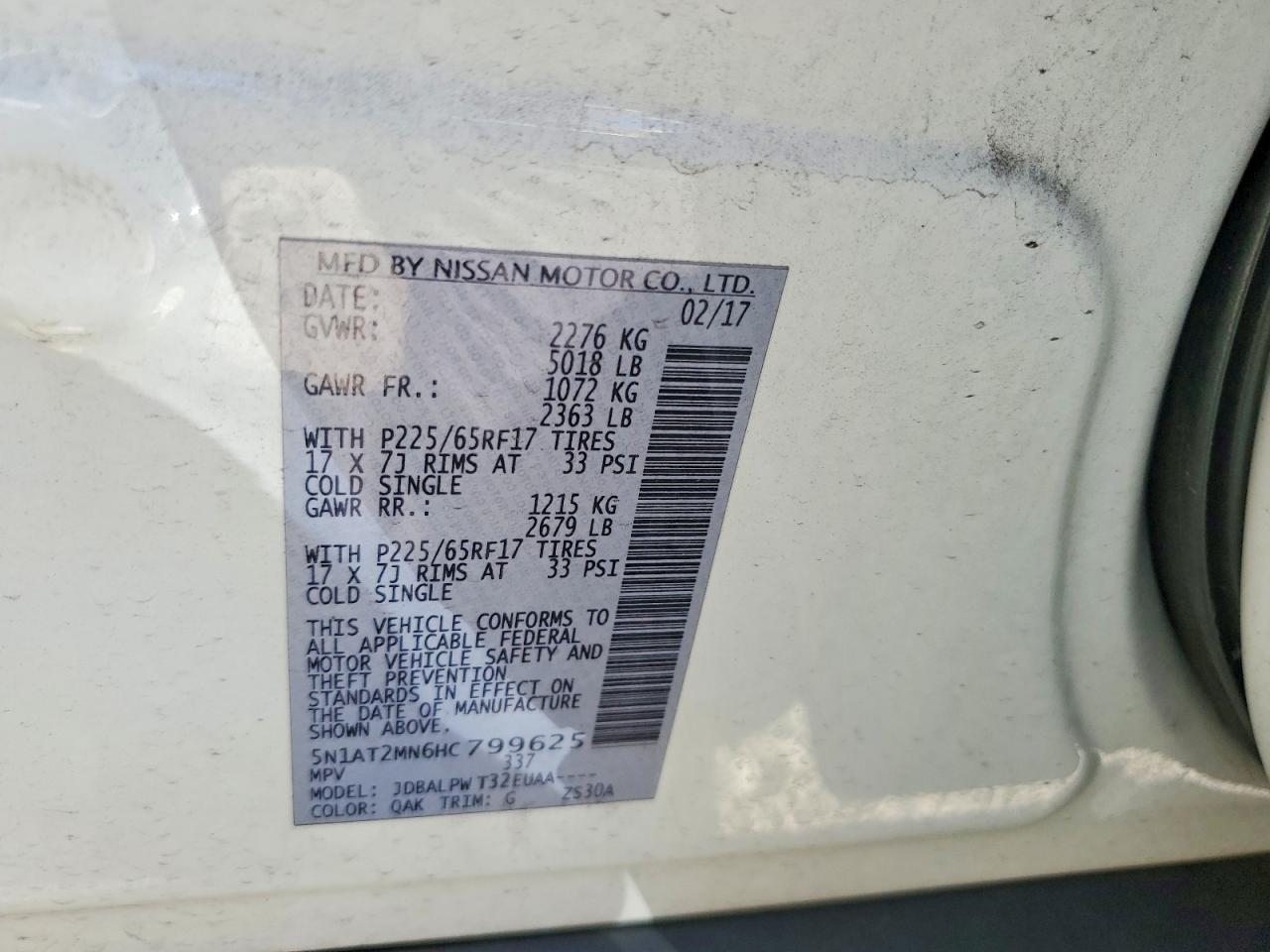 Nissan Rogue Sv
