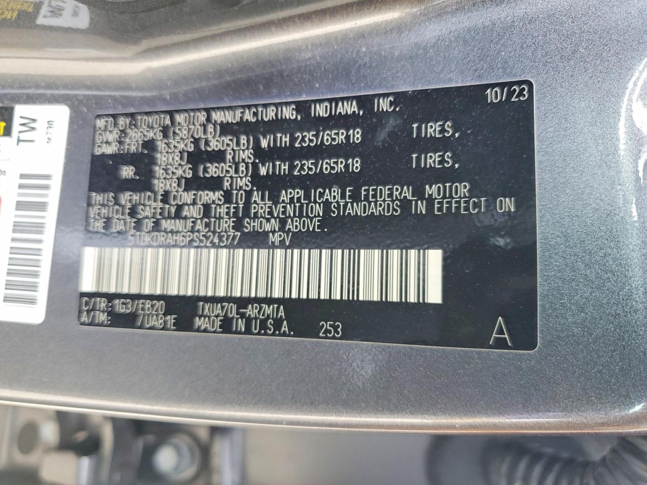 Toyota Highlander Xle