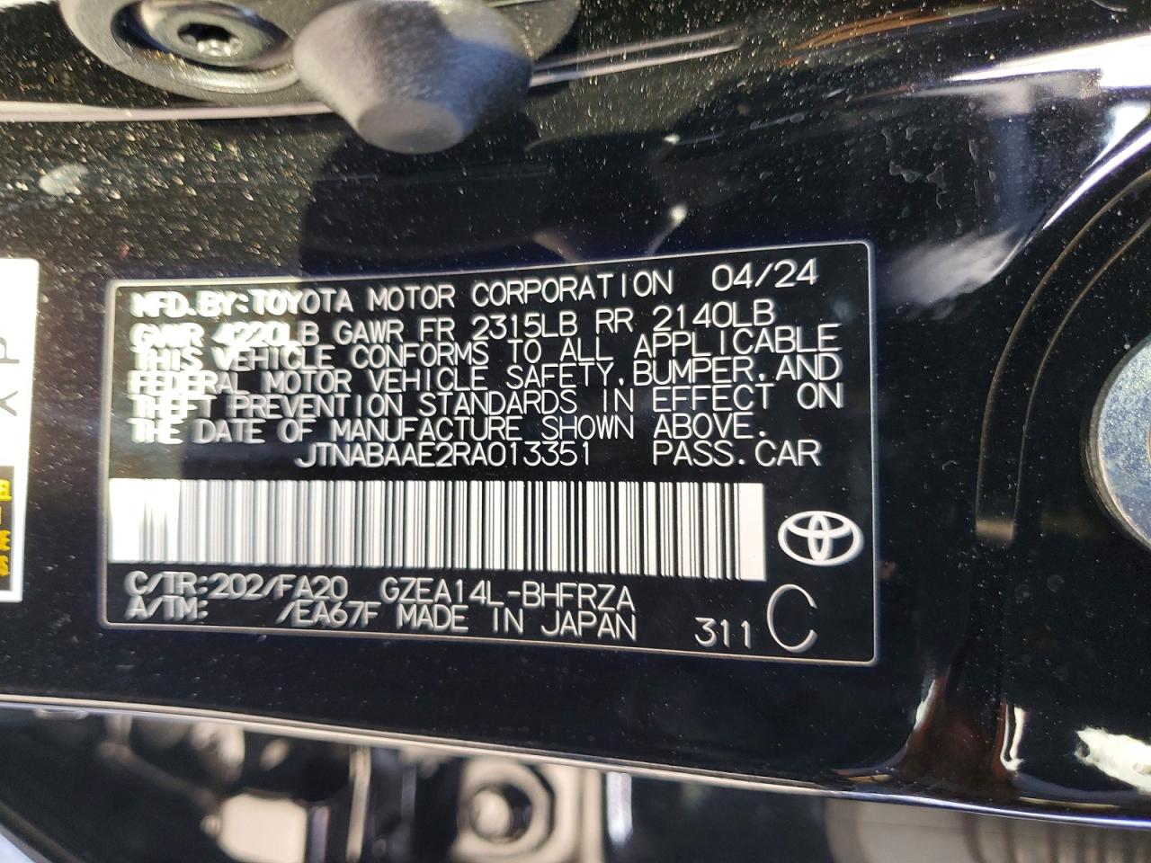 Toyota Gr Corolla Core