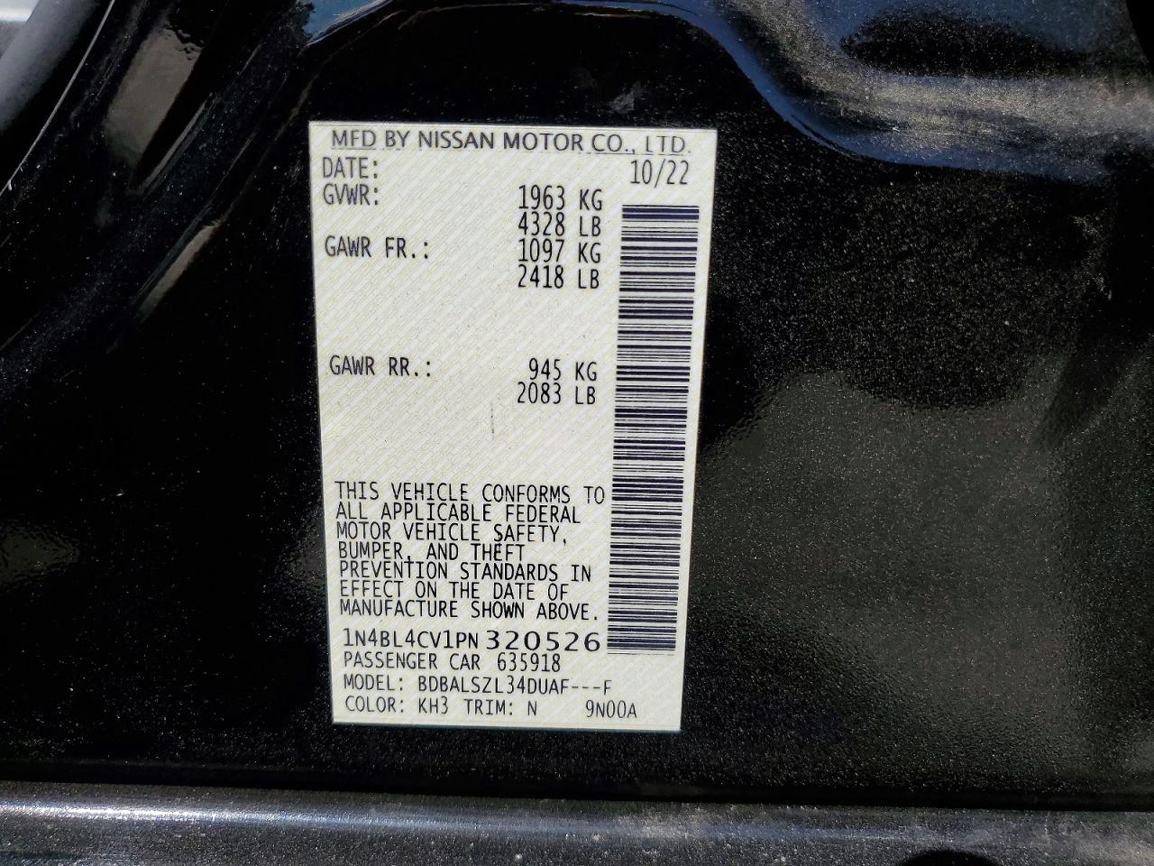 Nissan Altima Sr