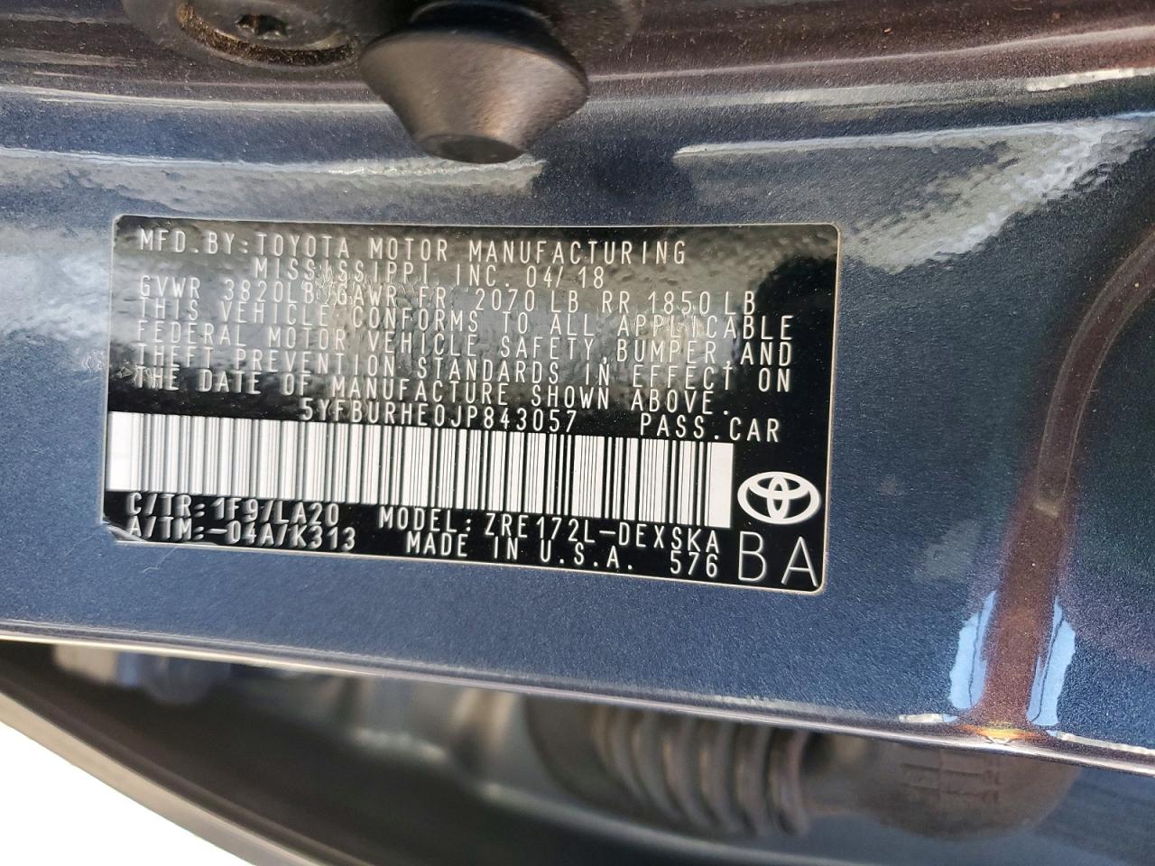 Toyota Corolla Xse