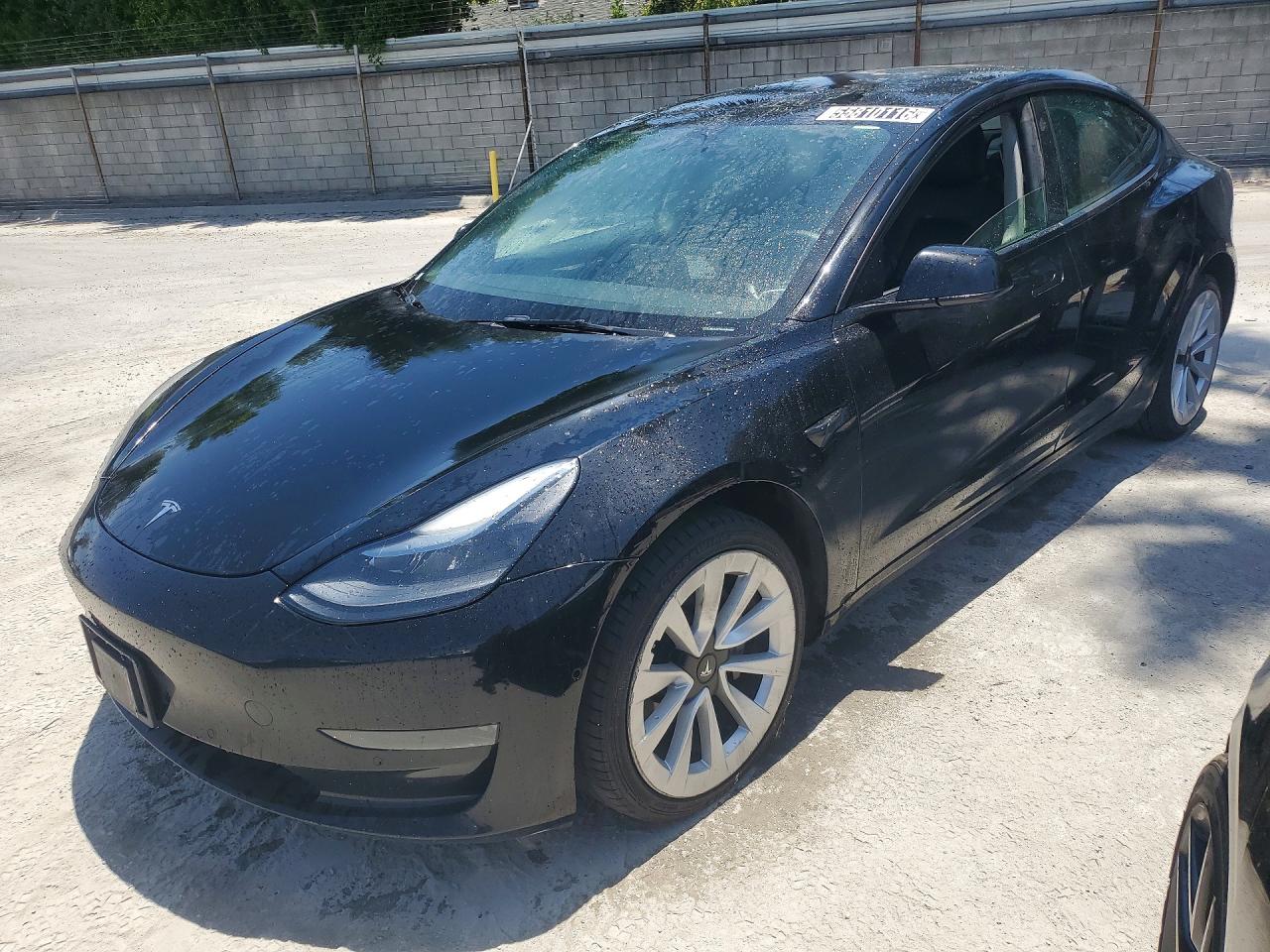 Salvage Tesla Model 3 Image