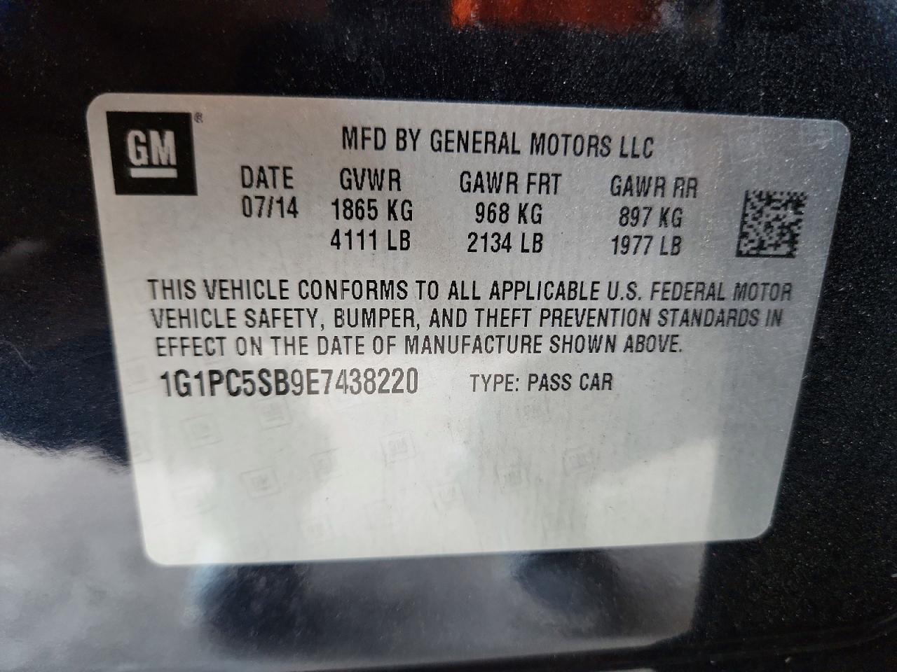 Chevrolet Cruze Lt