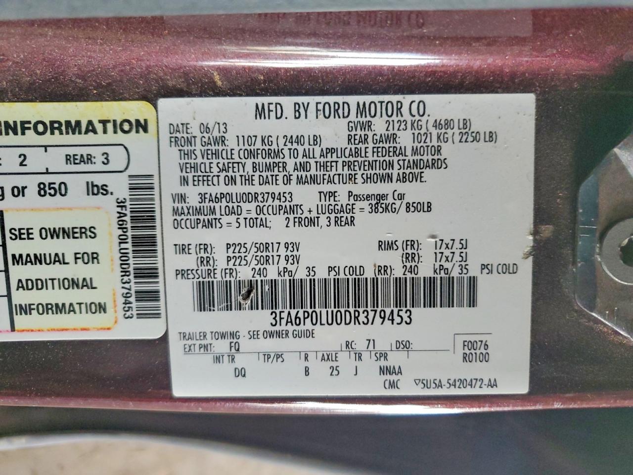 Ford Fusion Se Hybrid