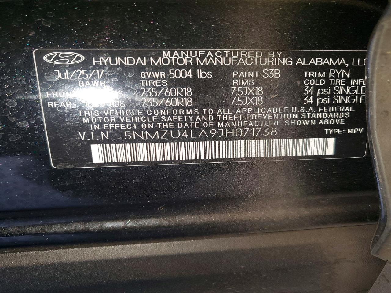 Hyundai SANTA FE 2.0t