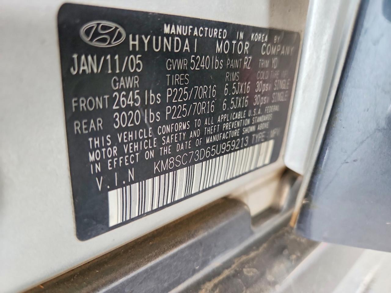 Hyundai SANTA FE Gls