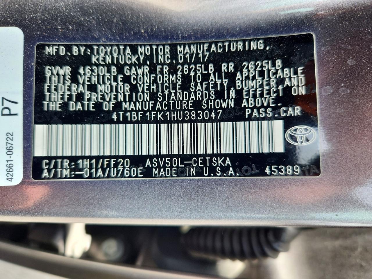 Toyota Camry Se