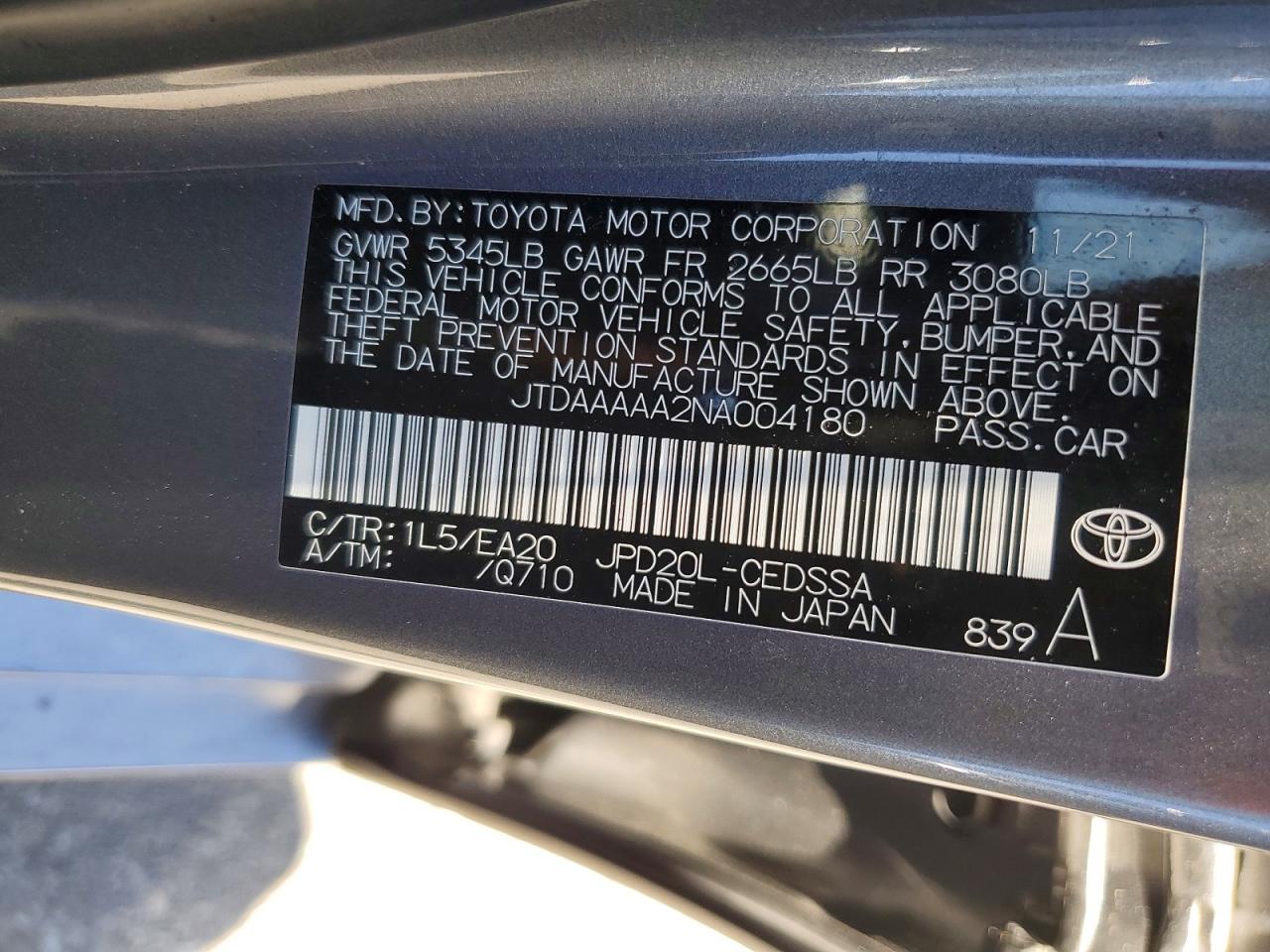 Toyota Mirai Xle