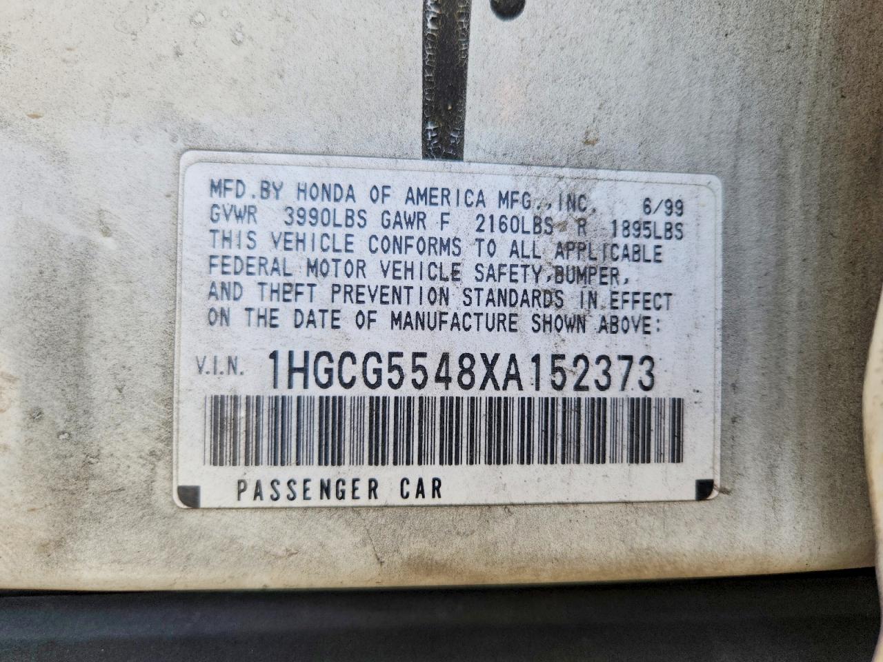Honda Accord Lx