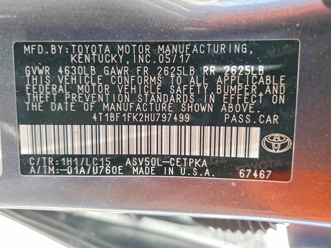Toyota Camry Xse
