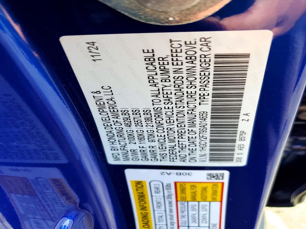 Honda Accord Hybrid Sport-l
