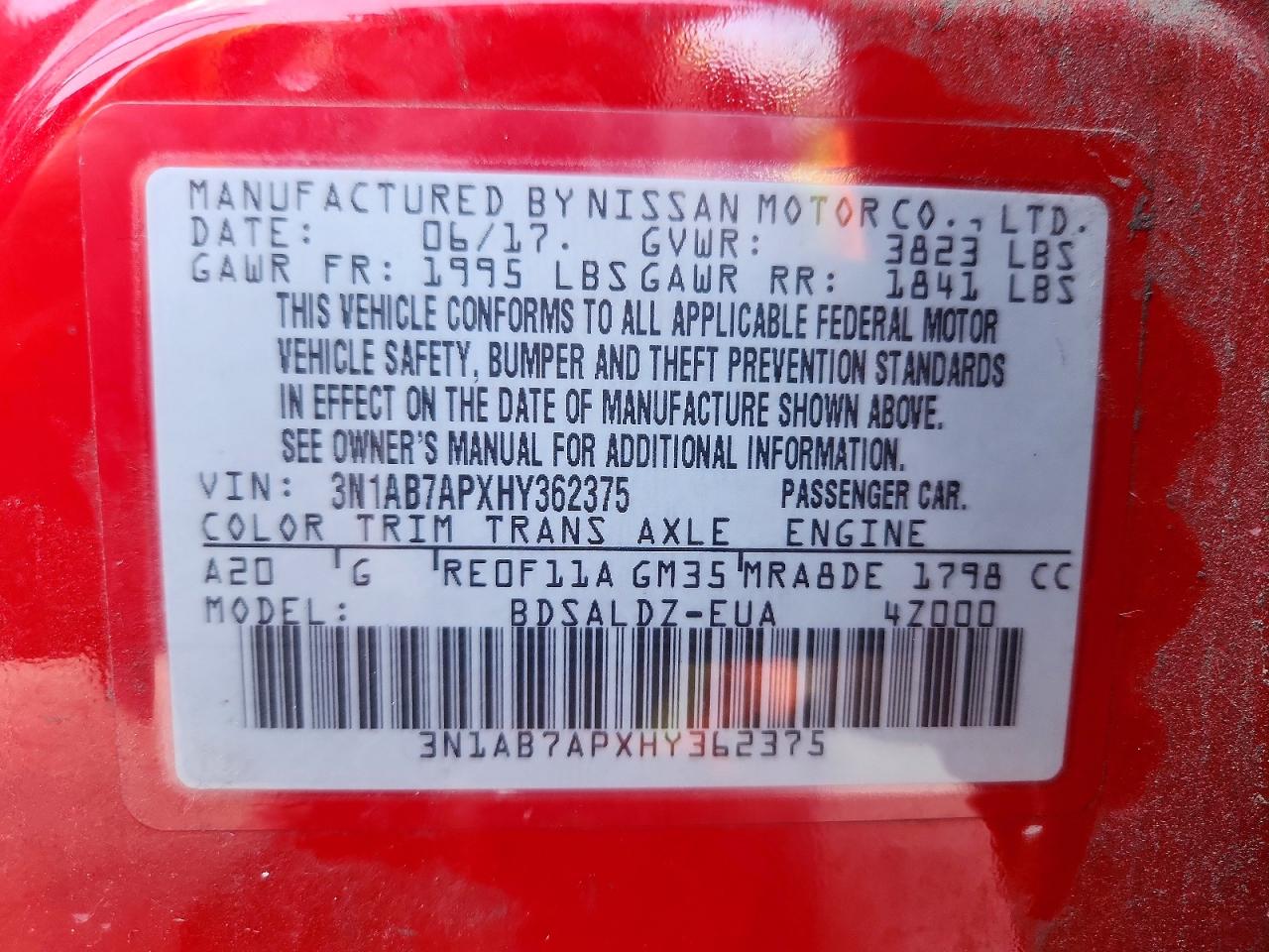 Nissan Sentra Sv