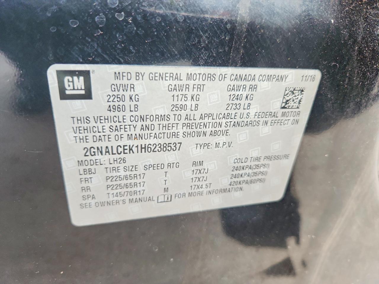 Chevrolet Equinox Lt