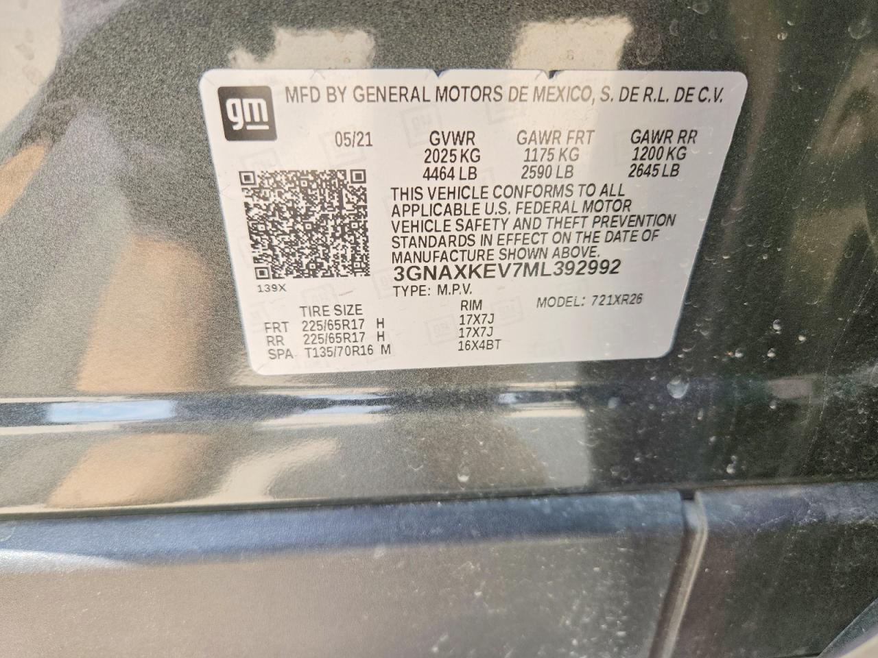 Chevrolet Equinox Lt