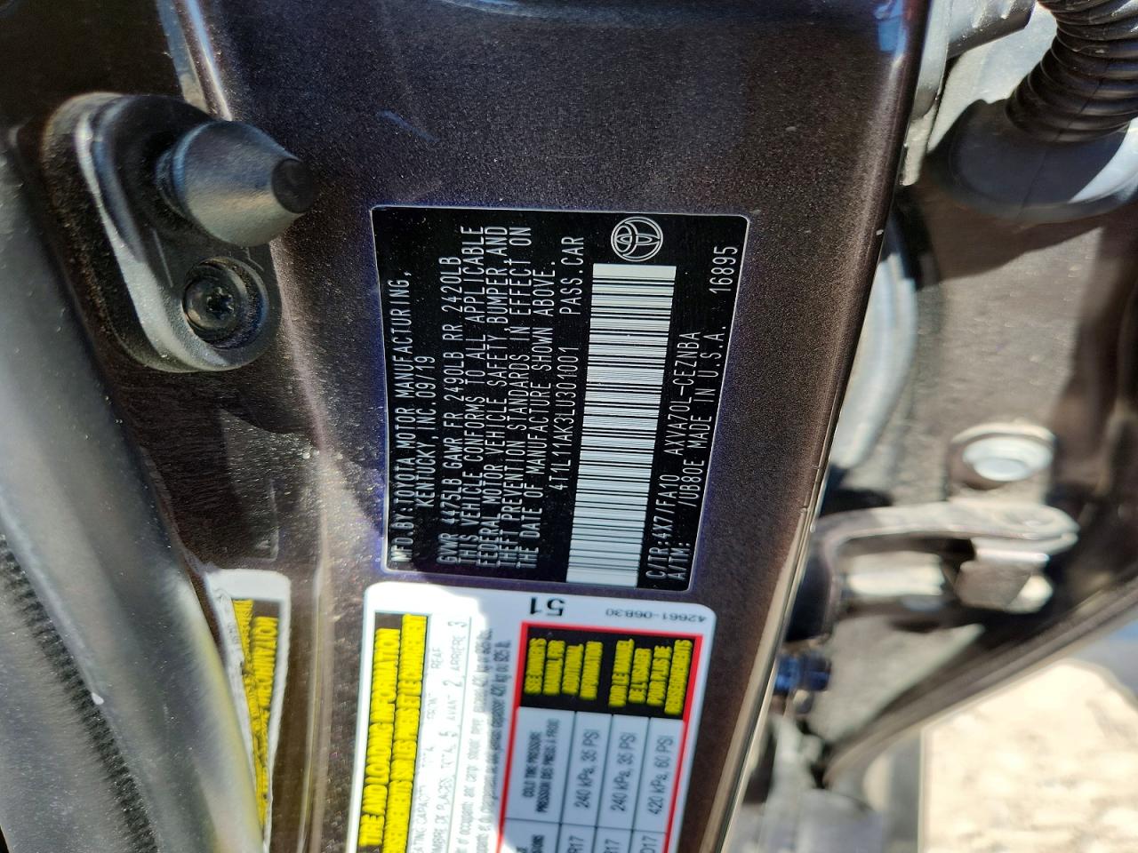 Toyota Camry Le