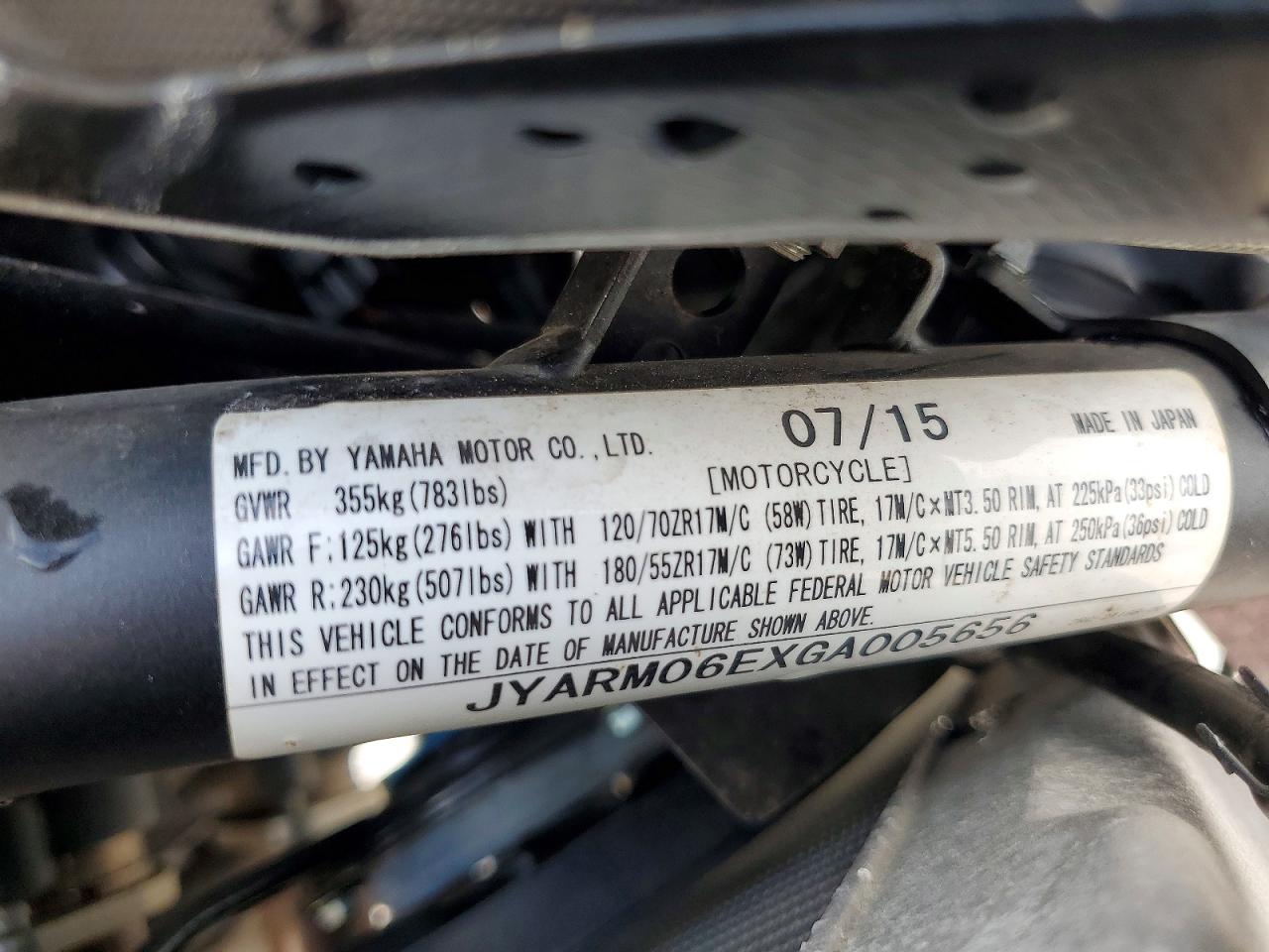 Yamaha Fz 07 09
