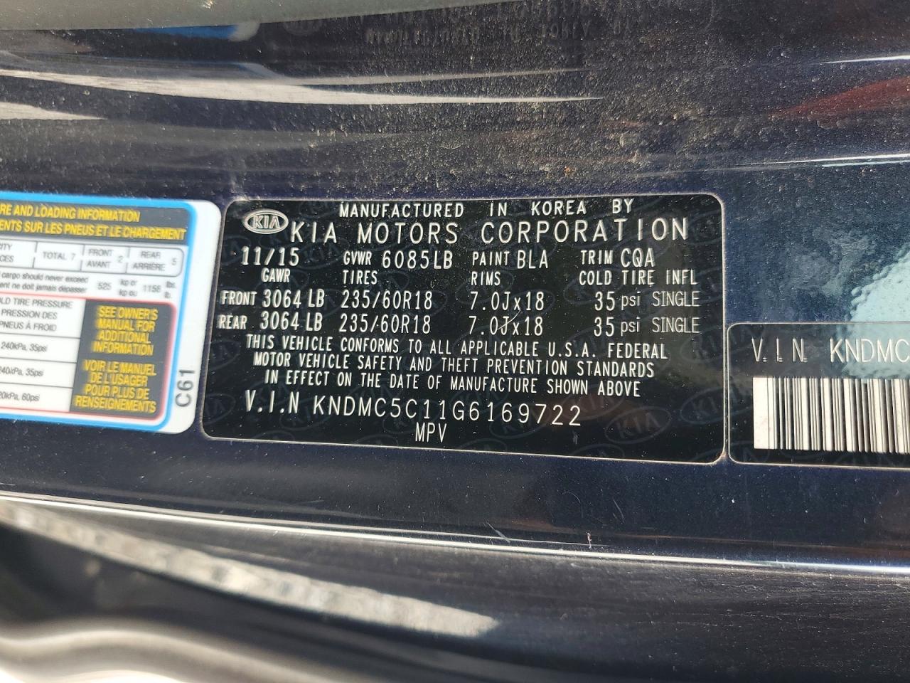 Kia Sedona Sx