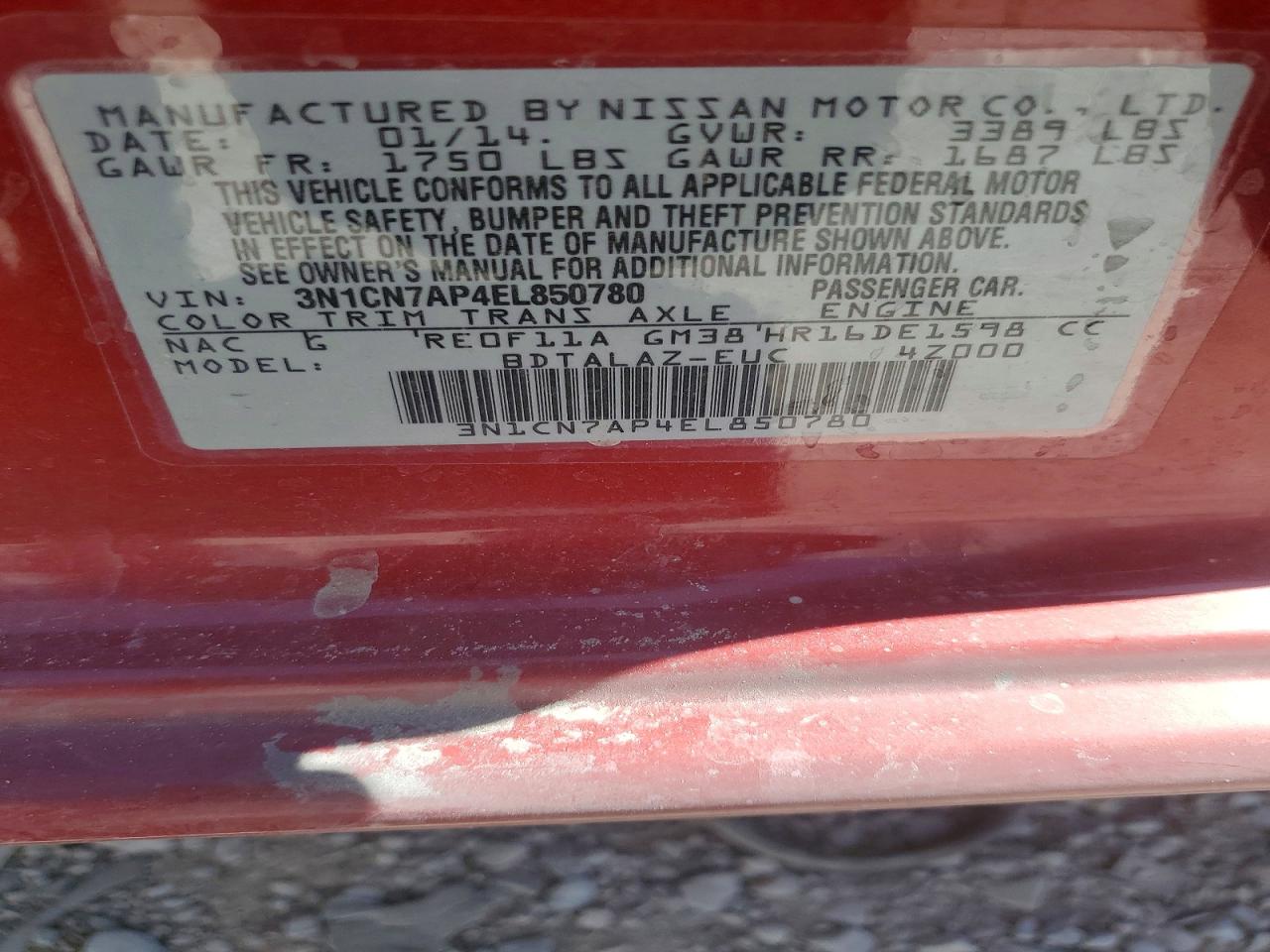 Nissan Versa S