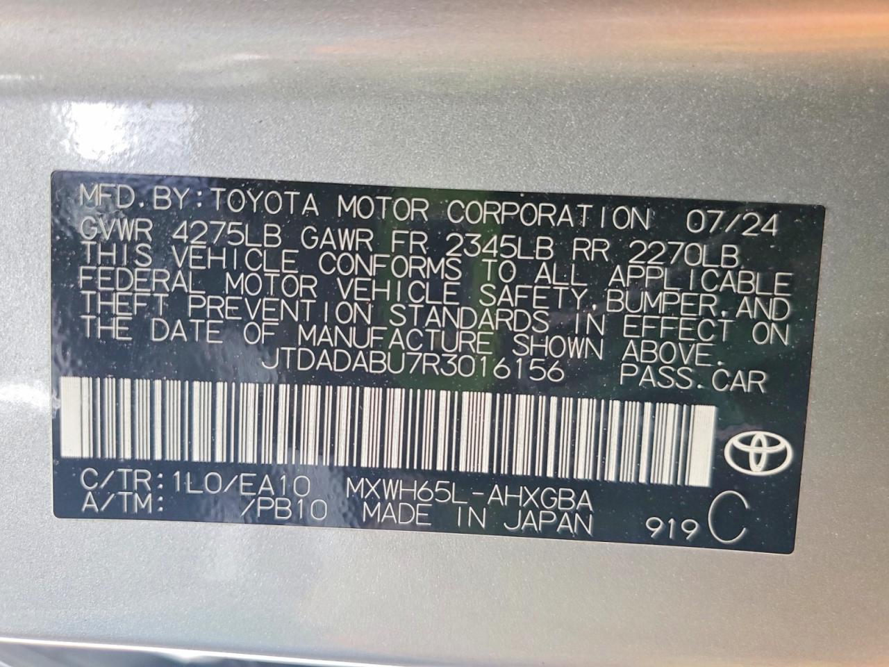 Toyota Prius Xle