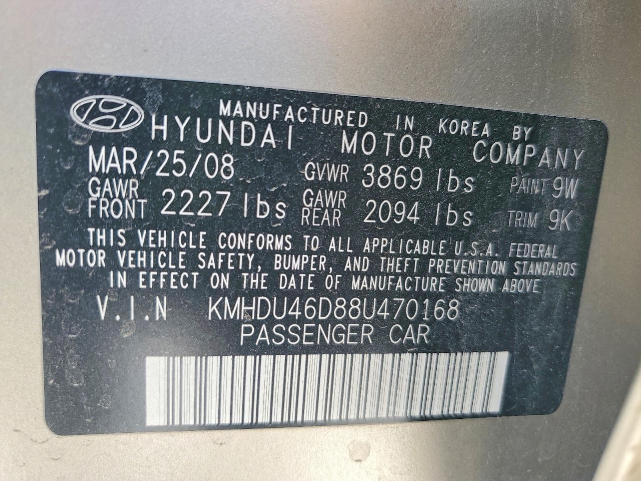 Hyundai ELANTRA Gls
