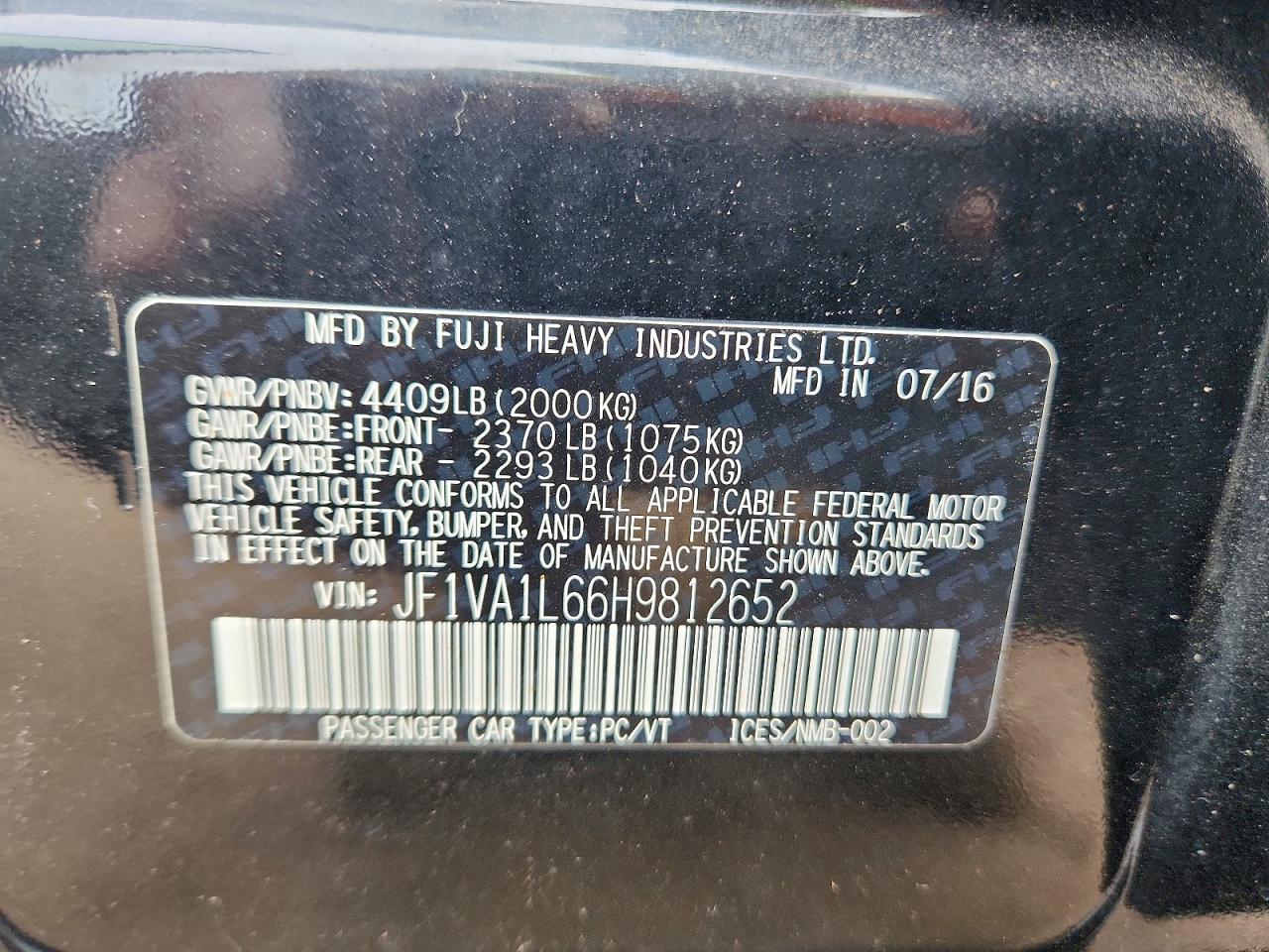 Subaru WRX Limited
