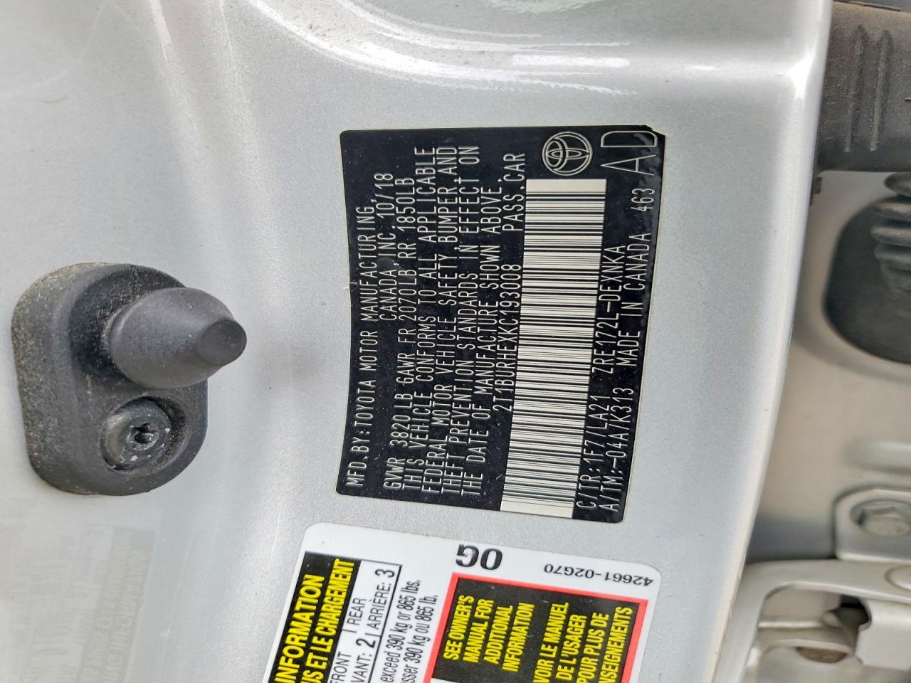 Toyota Corolla Xle