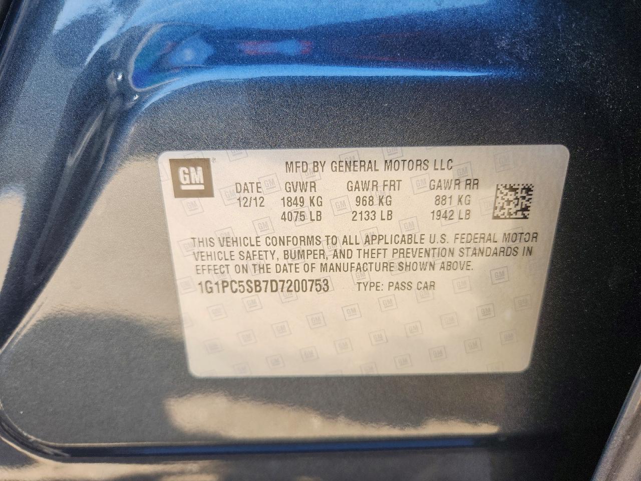 Chevrolet Cruze Lt