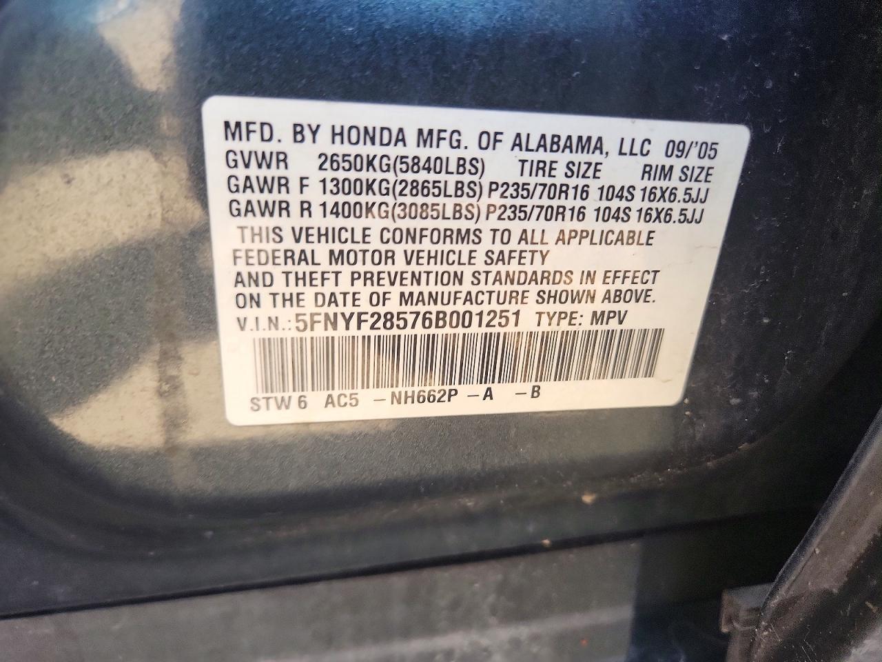 Honda Pilot Ex