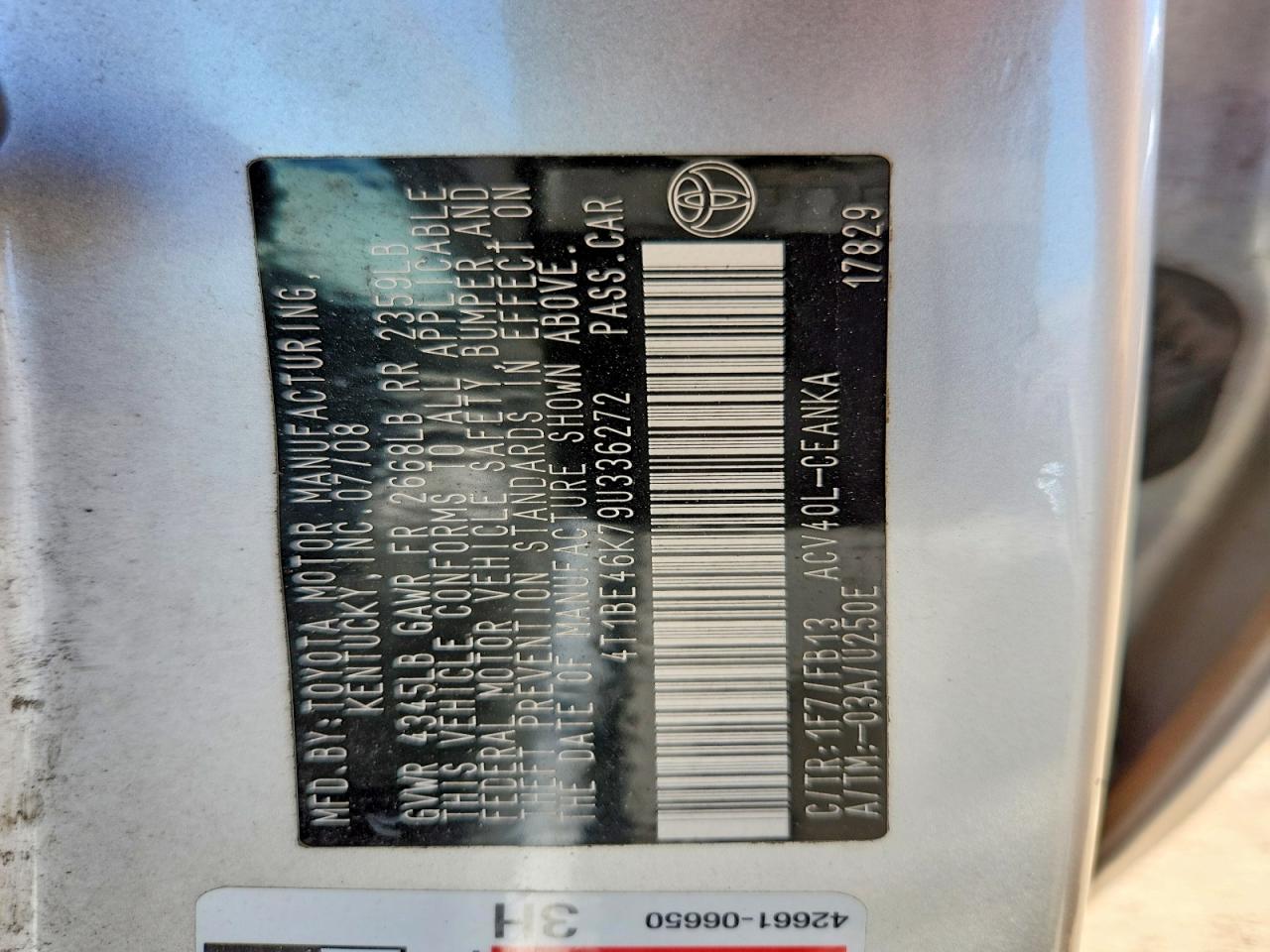 Toyota Camry Le