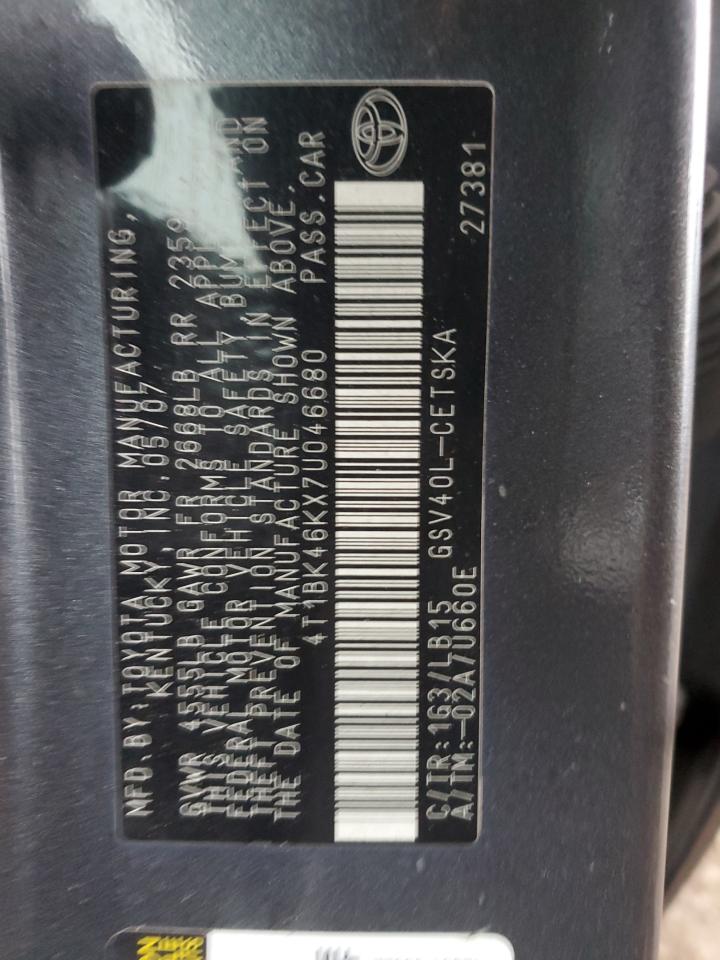 Toyota Camry Le