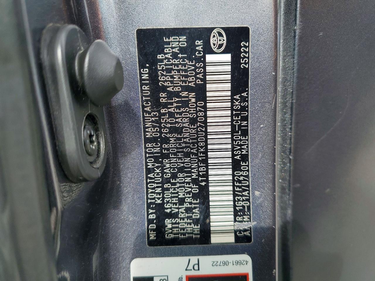 Toyota Camry Se