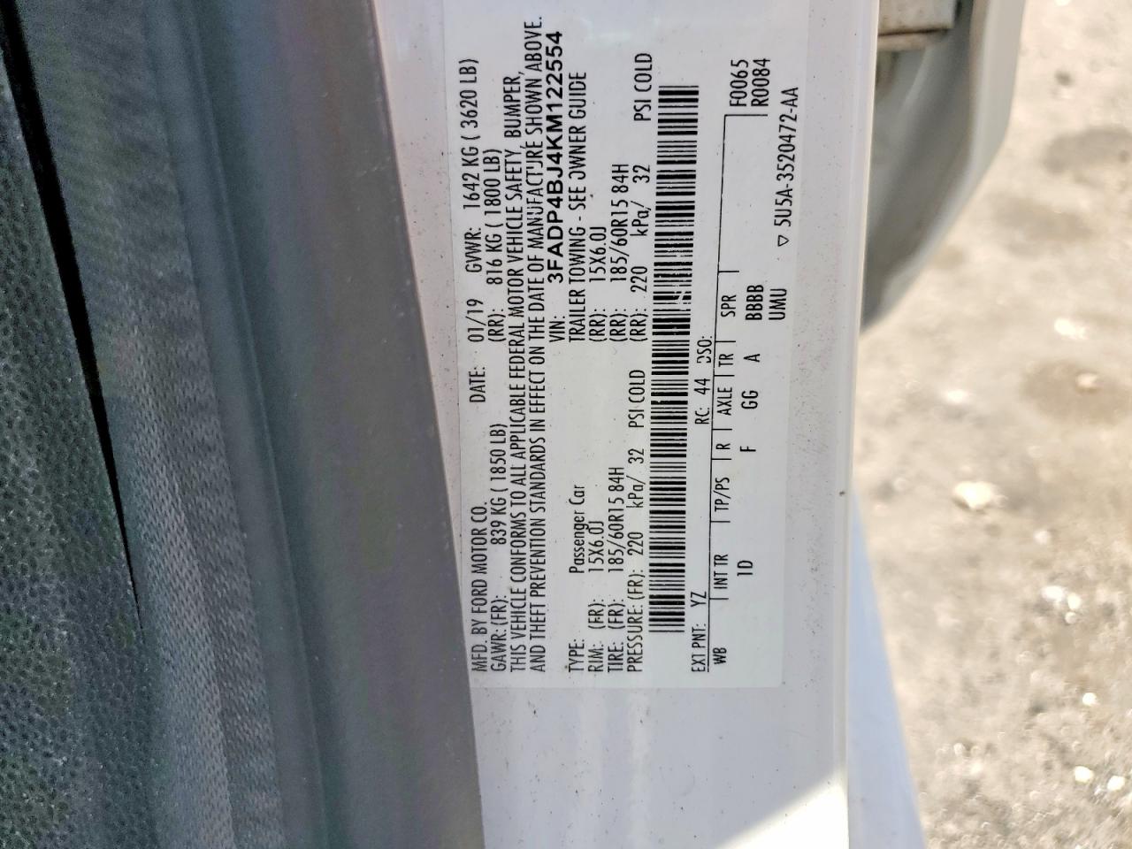 Ford Fiesta Se
