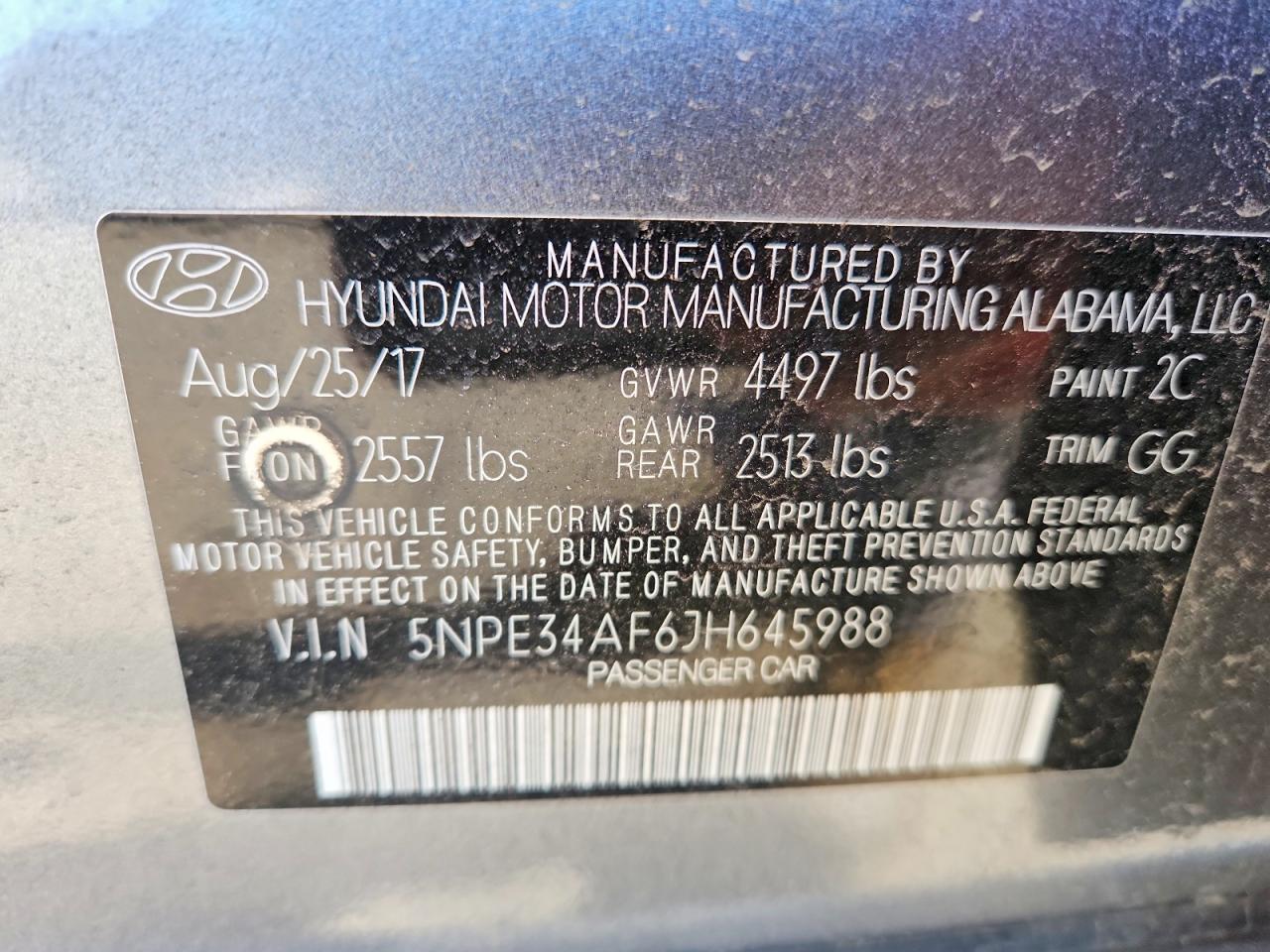 Hyundai SONATA Sel