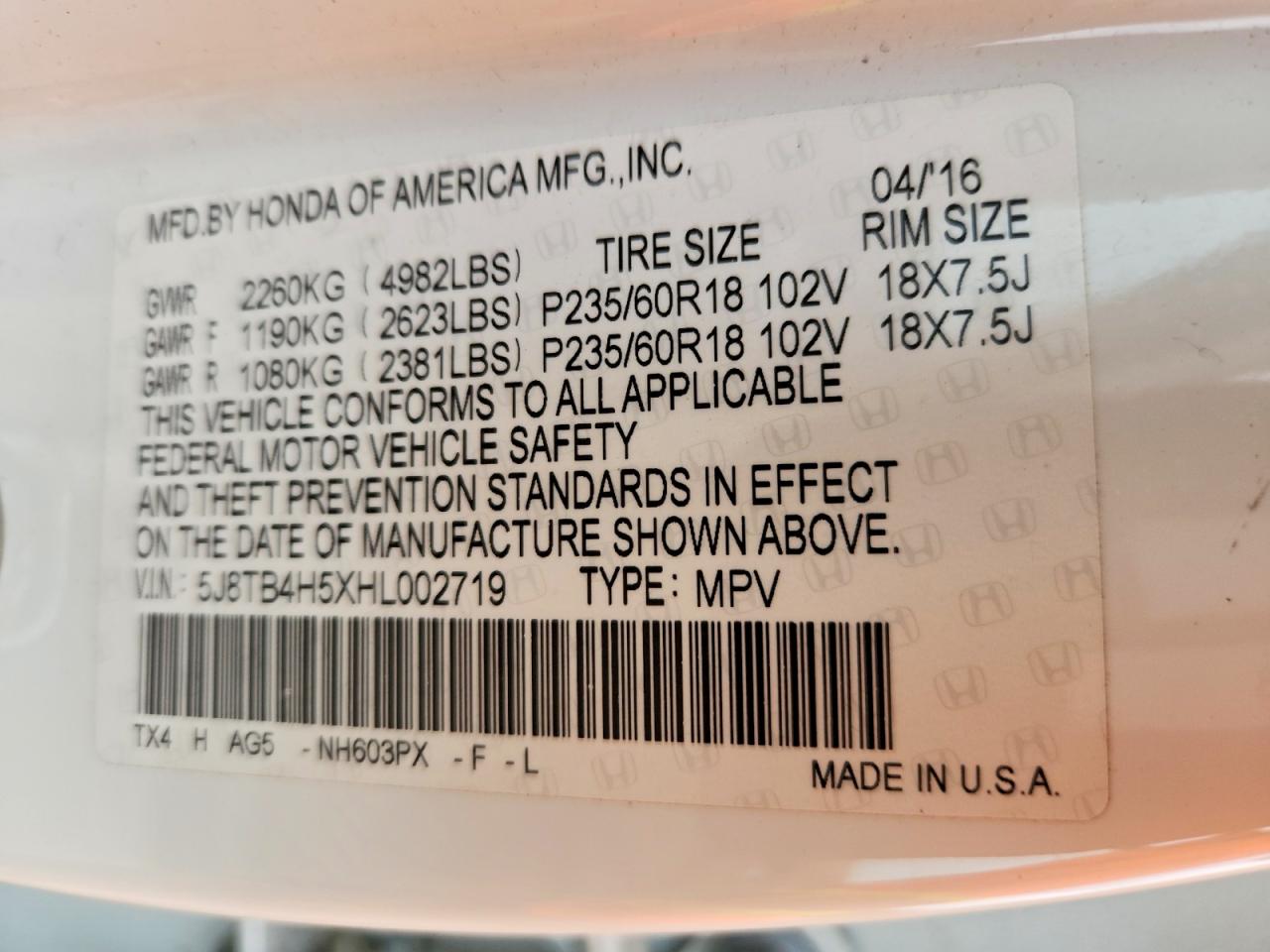 Acura RDX Technology