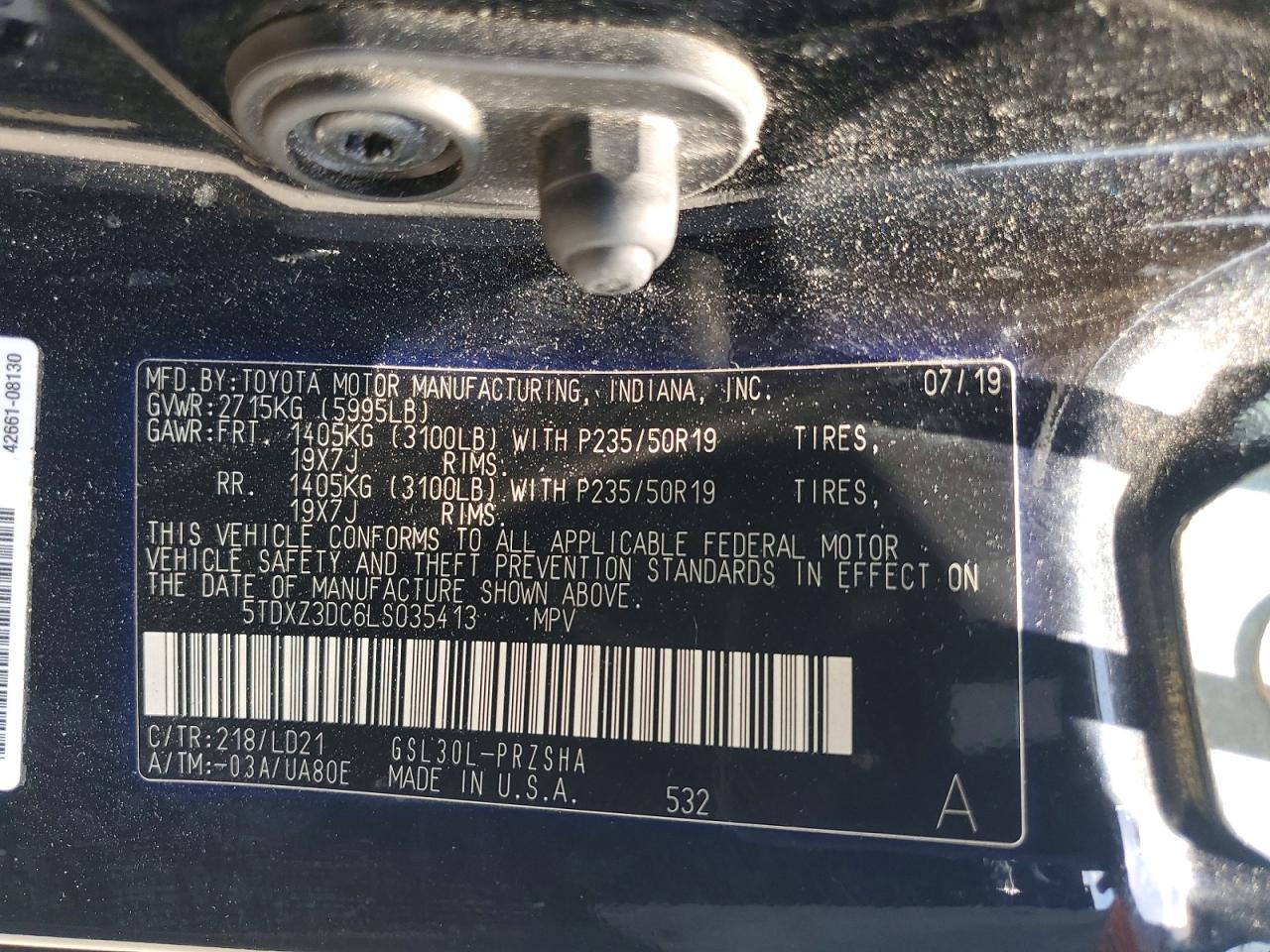 Toyota Sienna Se 8-passenger