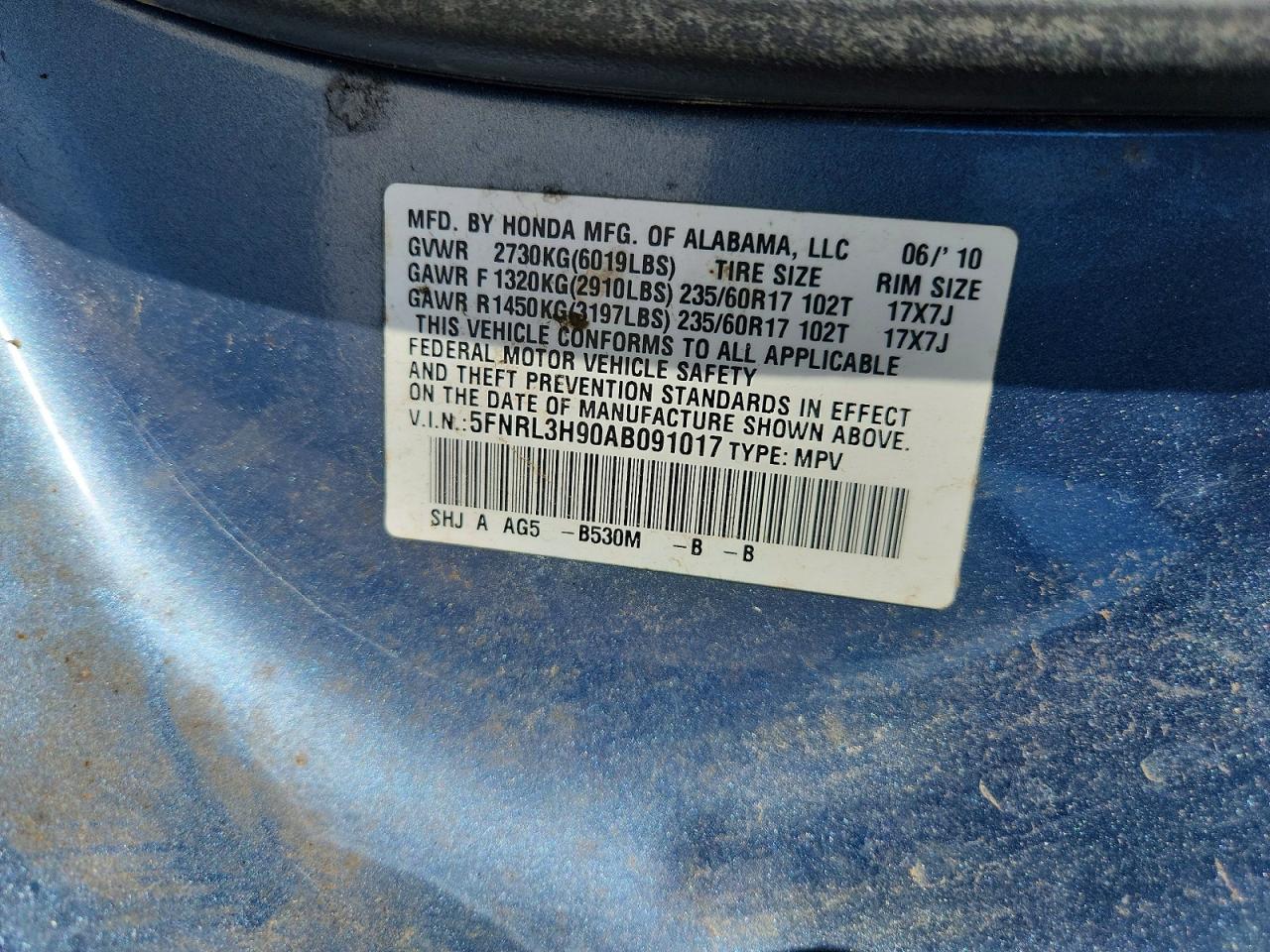 Honda Odyssey Touring