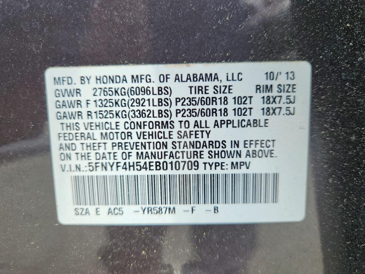 Honda Pilot Exl