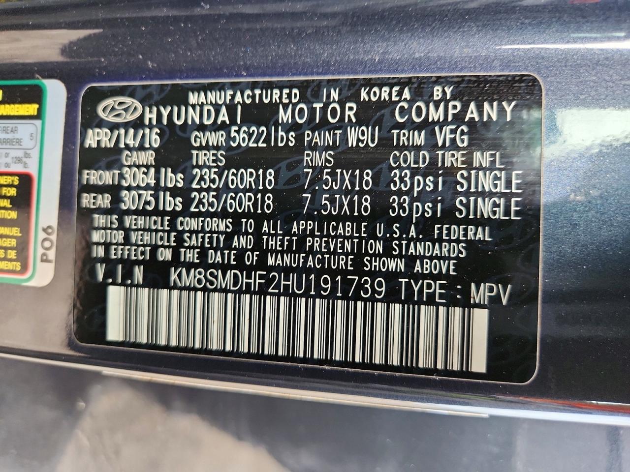 Hyundai SANTA FE Se