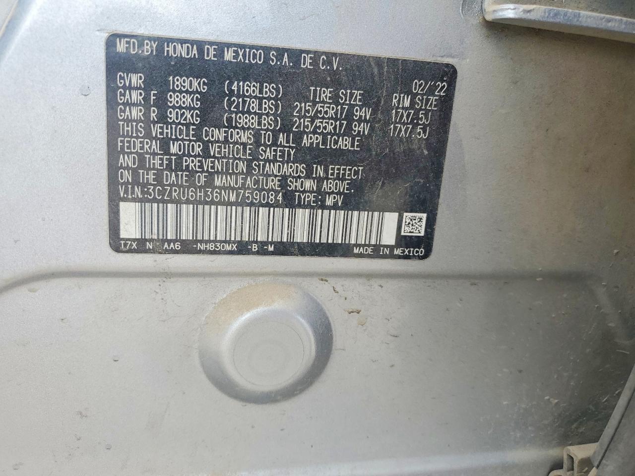 Honda HR-V Lx