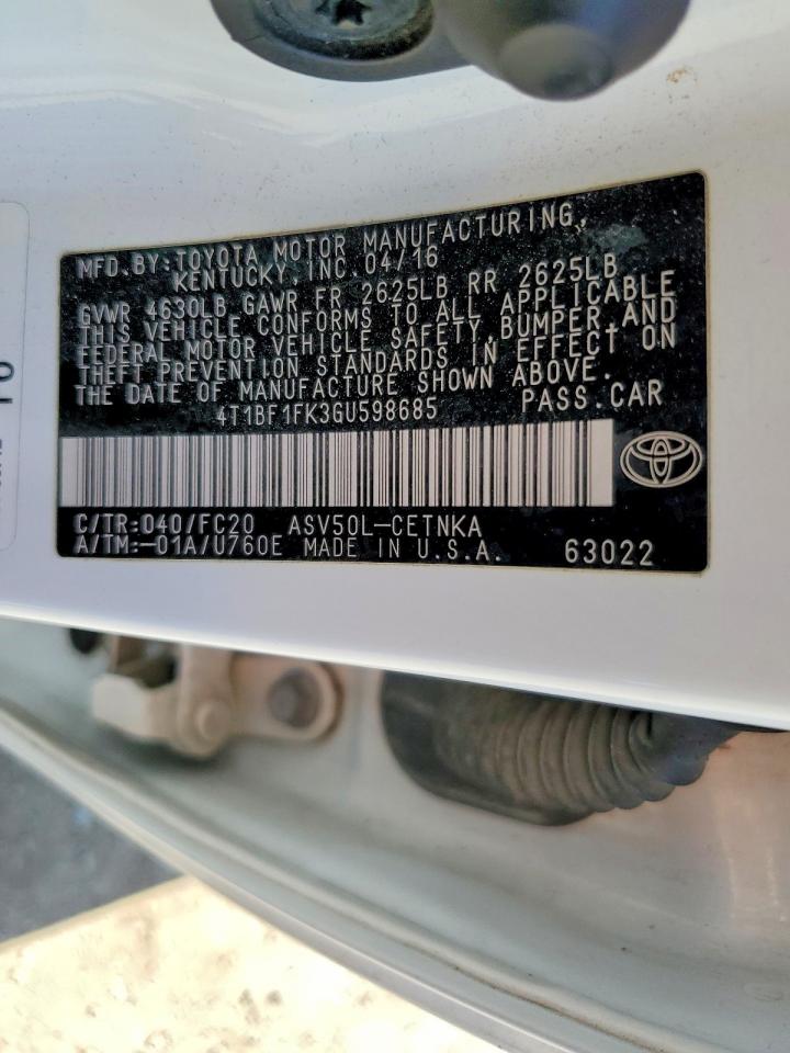 Toyota Camry Le