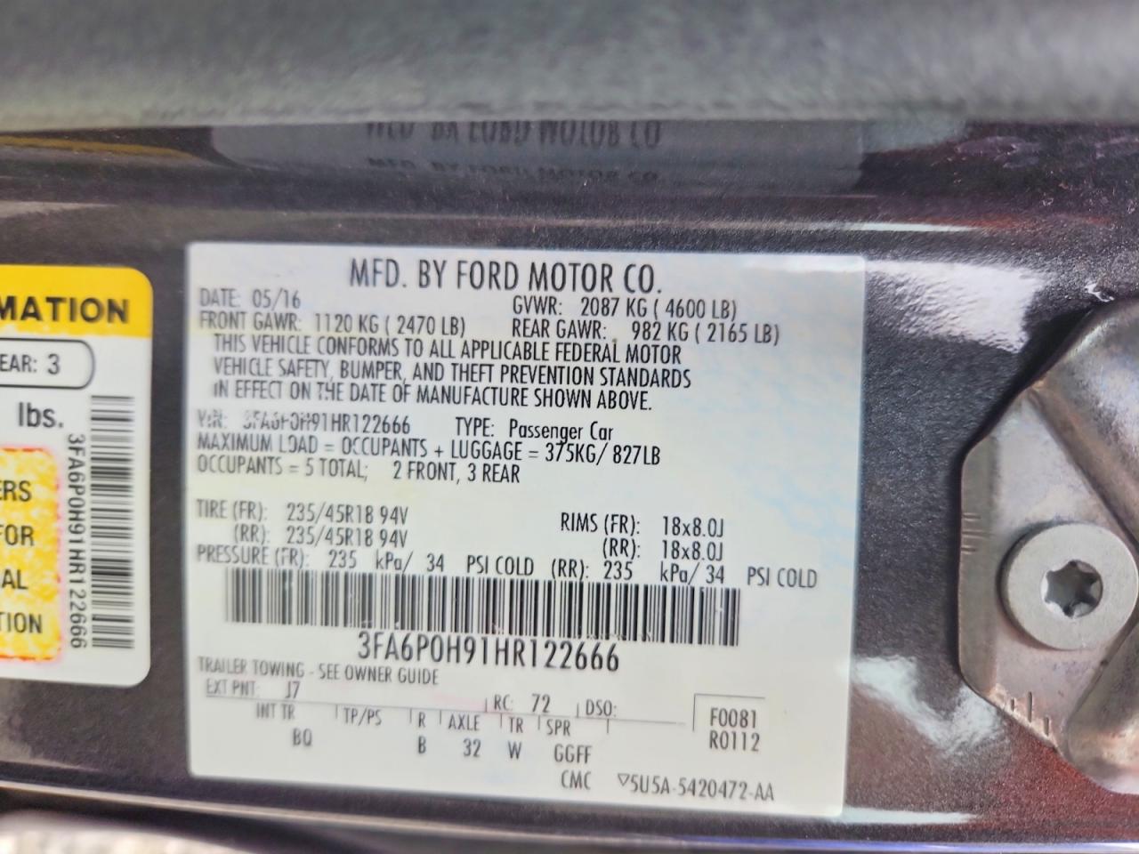 Ford Fusion Se