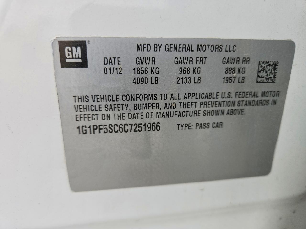 Chevrolet Cruze Lt
