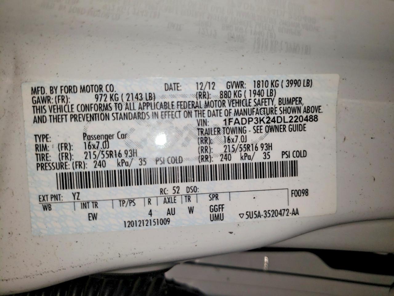 Ford Focus Se