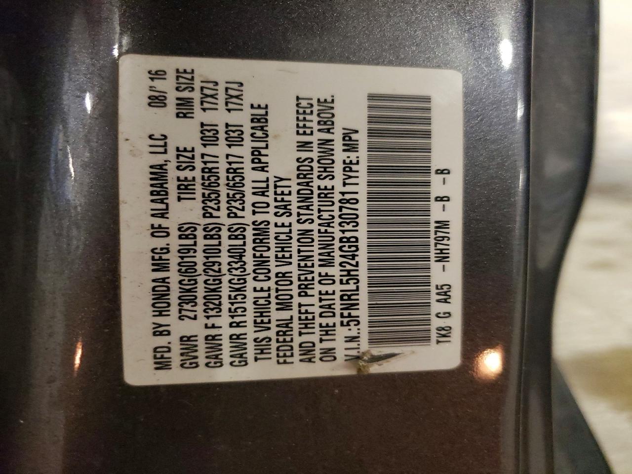 Honda Odyssey Lx