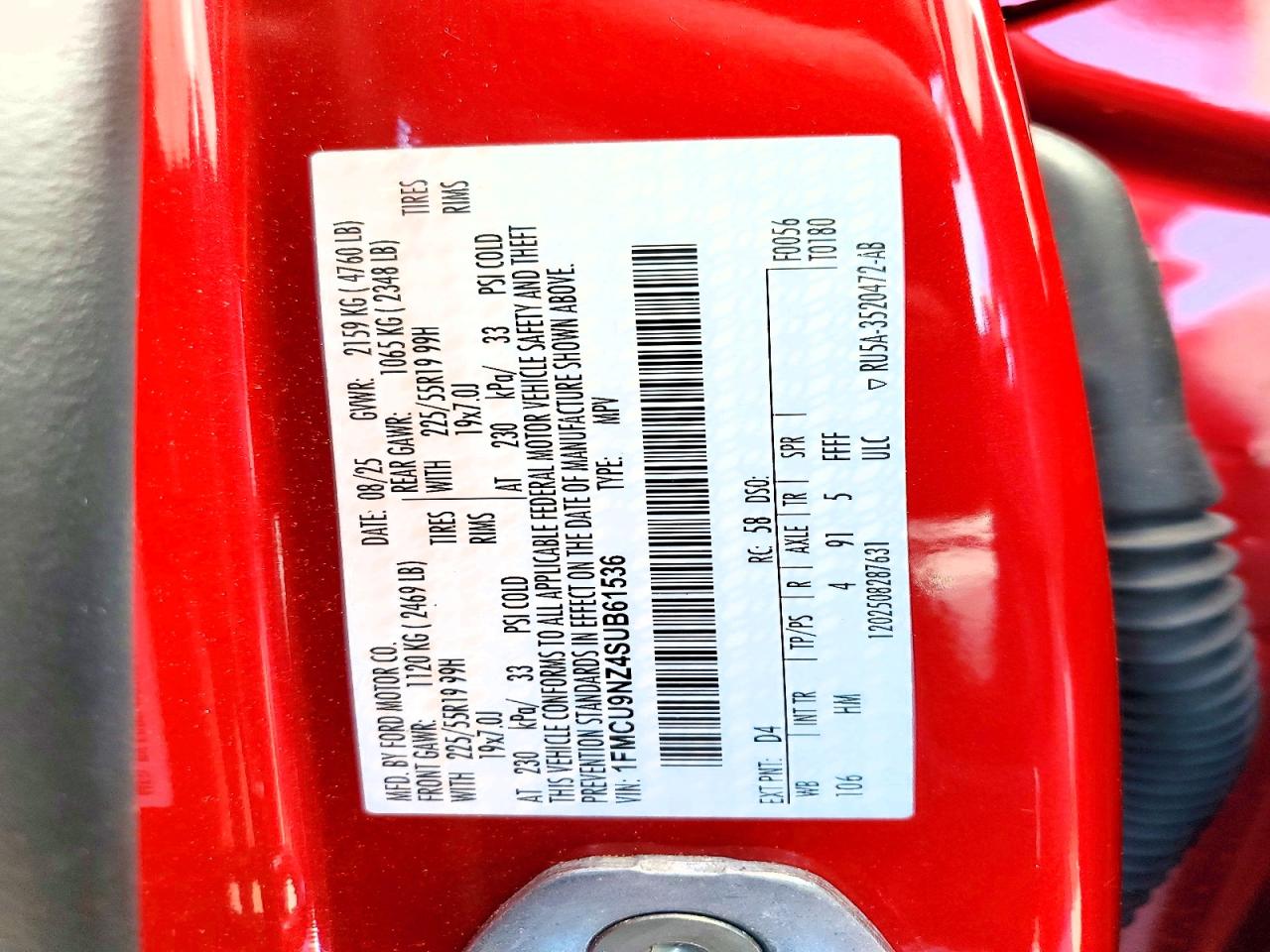 Ford Escape St Line Select
